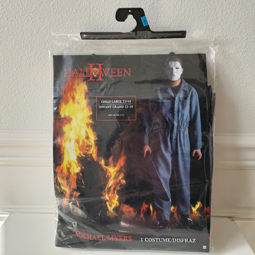 NWT Michael Myers Costume Kids Size LARGE 2 Pieces